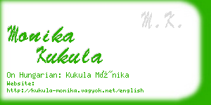 monika kukula business card